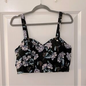 Floral Corset/Balconette Top